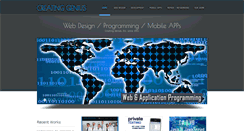 Desktop Screenshot of creatinggenius.com