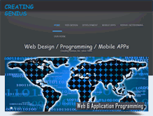 Tablet Screenshot of creatinggenius.com
